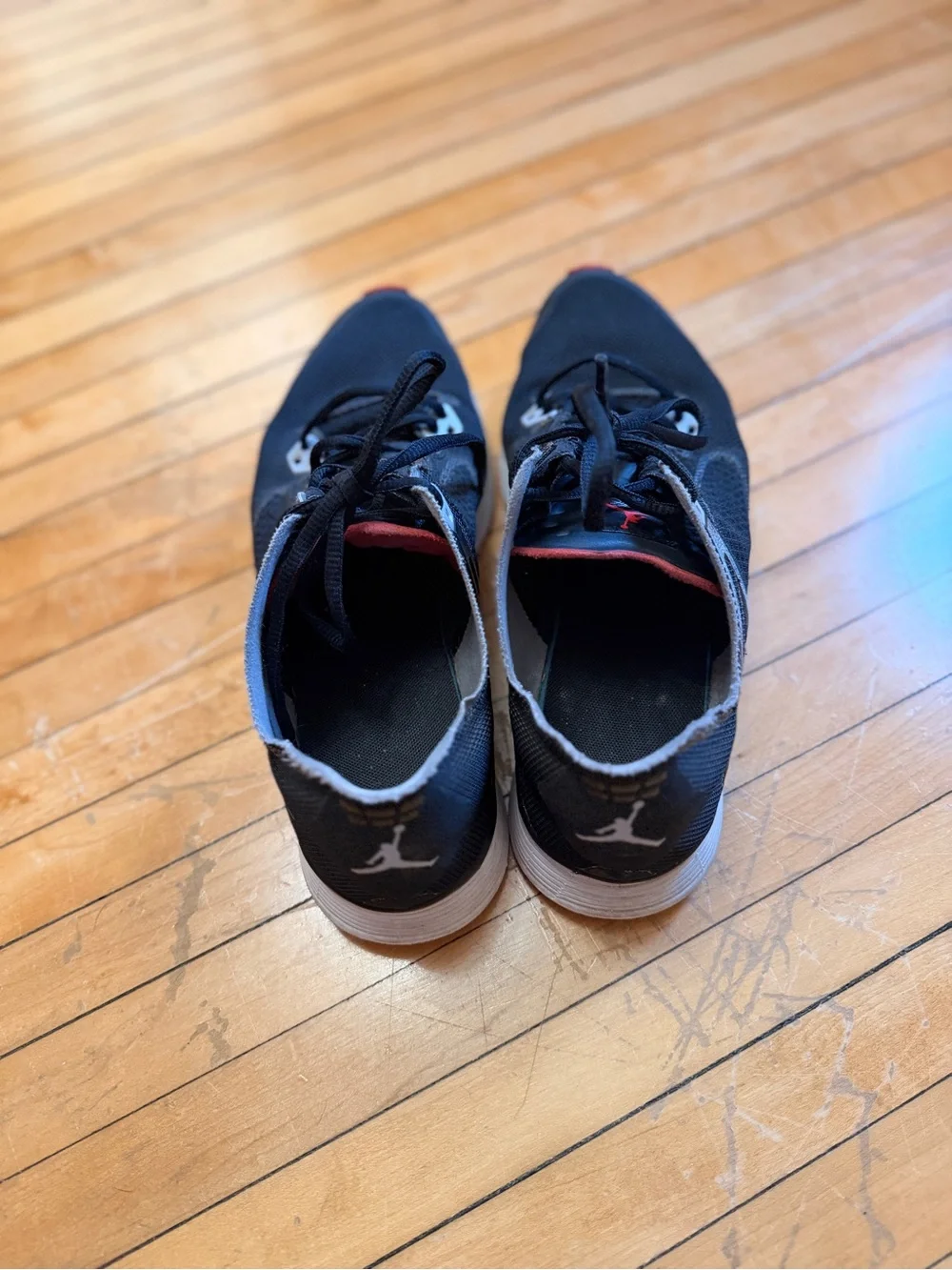 Nike Air Jordan 89 Racer Bred Men's Black Red Running Shoes AQ3747-006 Sz. 10.5